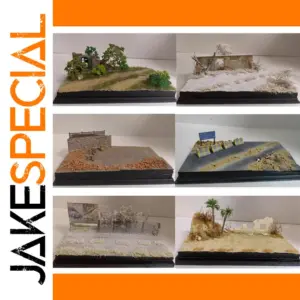 1:72 Scale Handcrafted Diorama Scene Platform