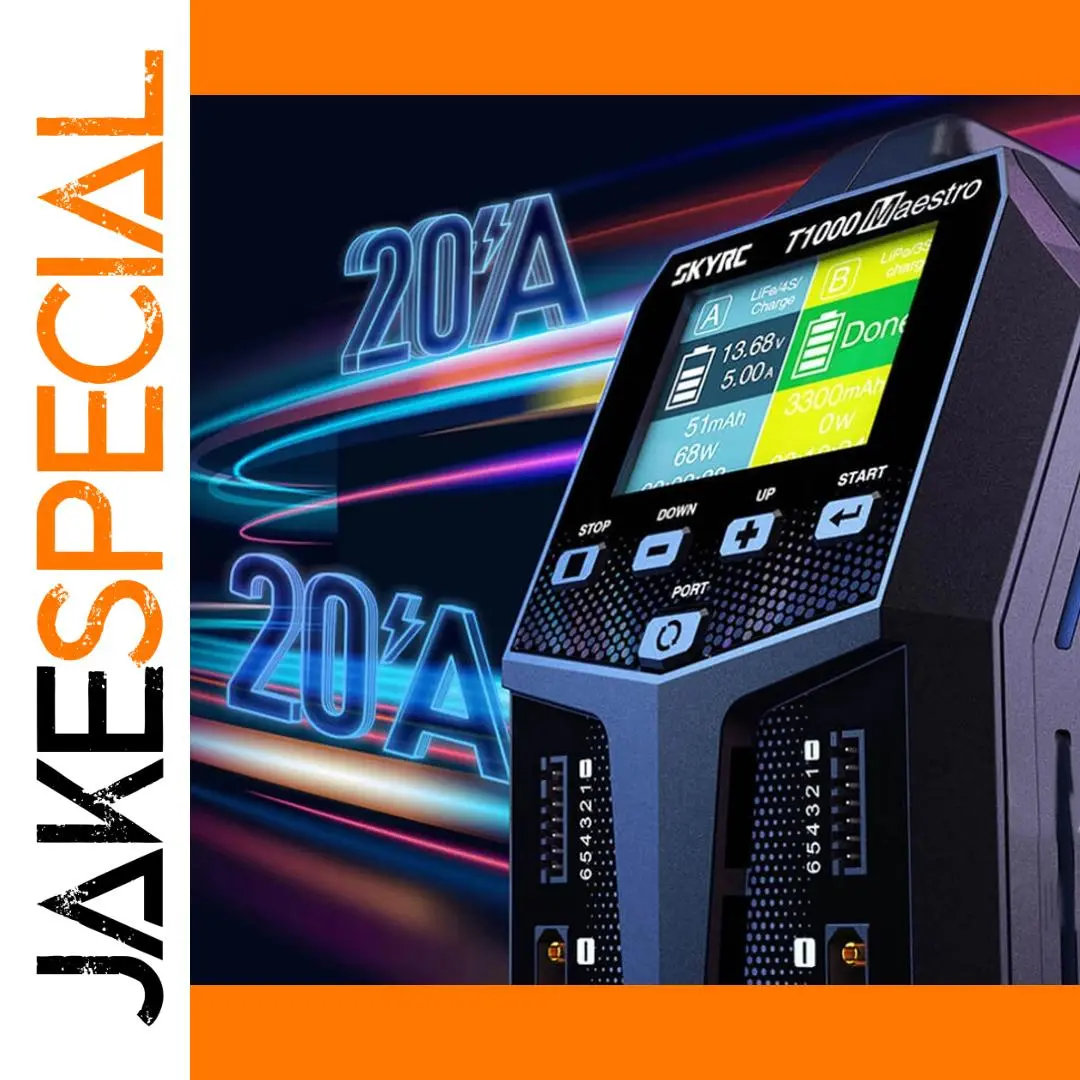 SKYRC T100 Maestro Dual Battery Charger 1 SKYRC T100 Maestro Dual Battery Charger