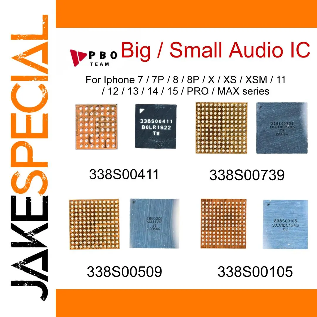High-Quality iPhone Audio IC Set 338 Series 1 High-Quality iPhone Audio IC Set 338 Series
