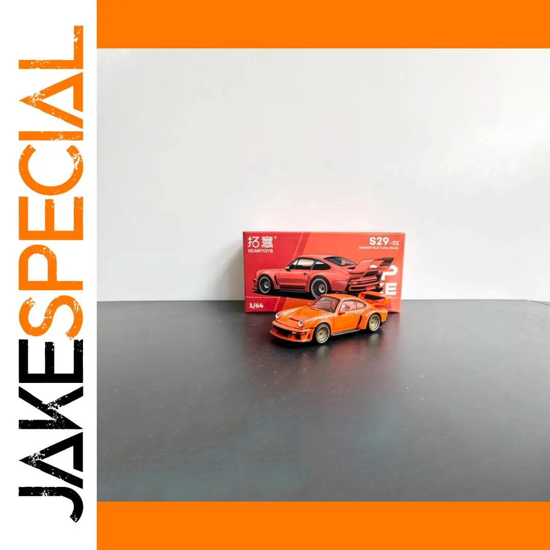 Vibrant Orange Porsche 911 Diecast Model 1:64 Scale 1 Vibrant Orange Porsche 911 Diecast Model 1:64 Scale