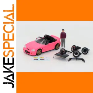 Vibrant Pink Suzuki Cappuccino Diecast Model