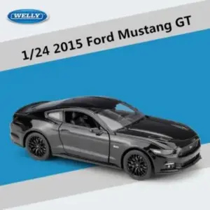 1:24 Mustang GT Diecast Model in Black Finish 27 723d078b9f9047678b2cfd8a upscaled