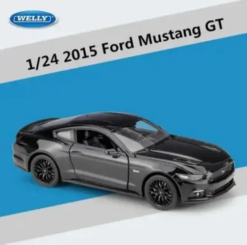 1:24 Mustang GT Diecast Model in Black Finish 14 1:24 Mustang GT Diecast Model in Black Finish - Image 14