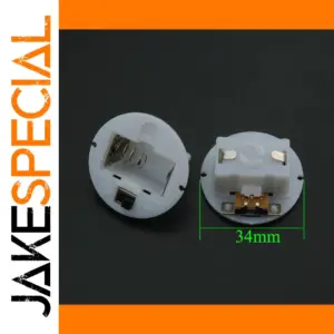 White AG13/LR44 Button Cell Battery Organizer