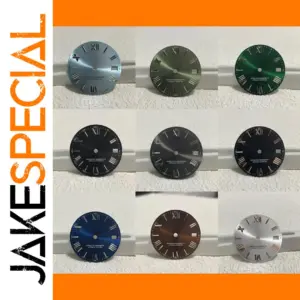 28.5mm NH35/36 Watch Dial in Blue, Black, Green
