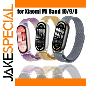 Stainless Steel Milanese Loop Strap for Xiaomi Mi Bands