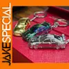 Stylish Alloy Car Keychain Set with Detailed Miniatures