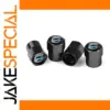 Premium Aluminum Tire Valve Dust Caps Set