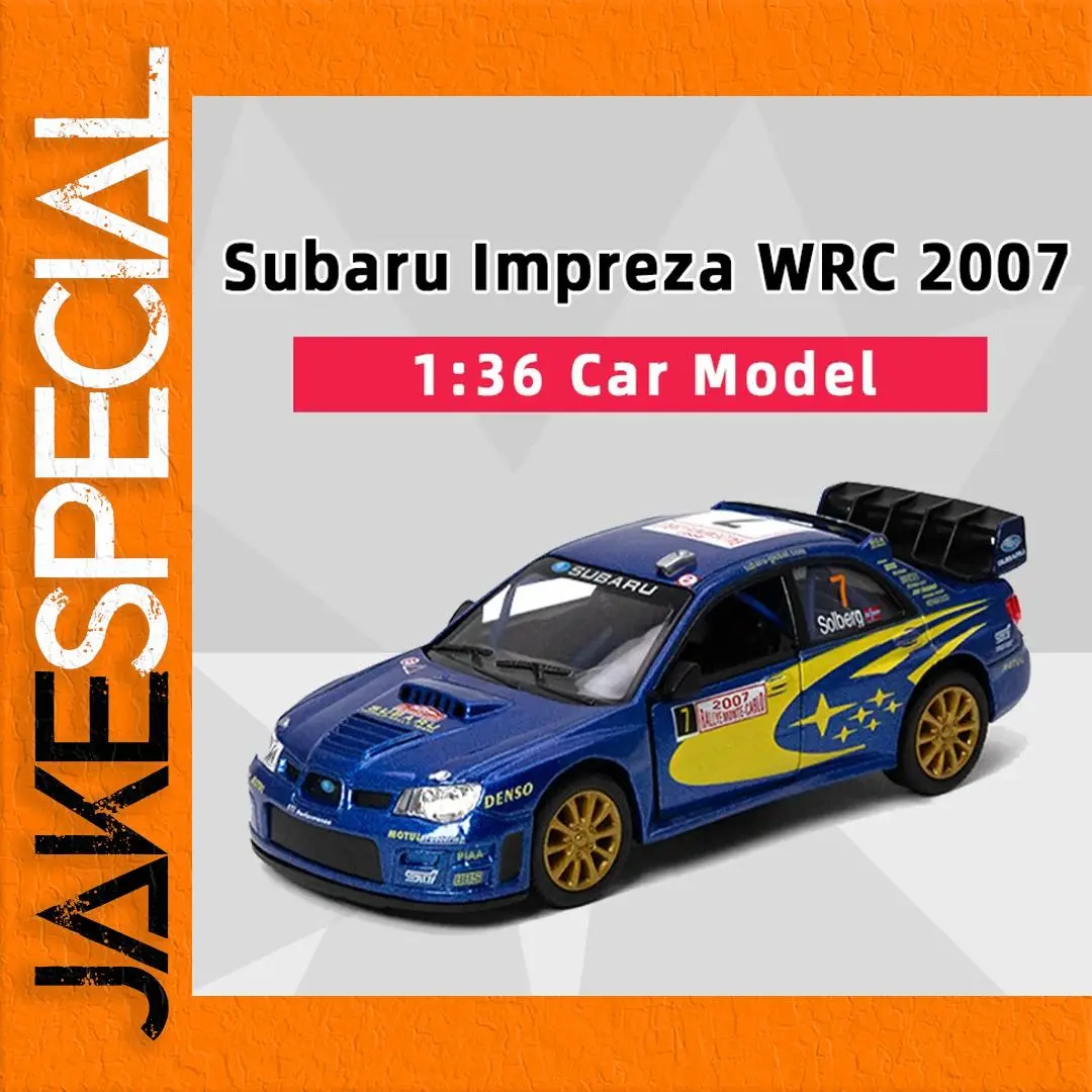 Subaru Impreza WRC 2007 Diecast Model 1 Subaru Impreza WRC 2007 Diecast Model