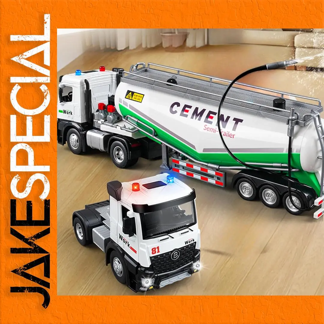 1:18 Scale Diecast Rescue Truck in Red, Green, or Blue 1 1:18 Scale Diecast Rescue Truck in Red, Green, or Blue