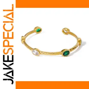 Gold-Tone Stainless Steel Cuff Bracelet