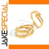 Gold-Tone Stainless Steel Double Layer Bracelet