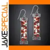 Vintage Ethnic Butterfly Drop Earrings