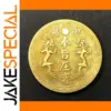 Gold Chinese Dragon Medal 28mm Collectible