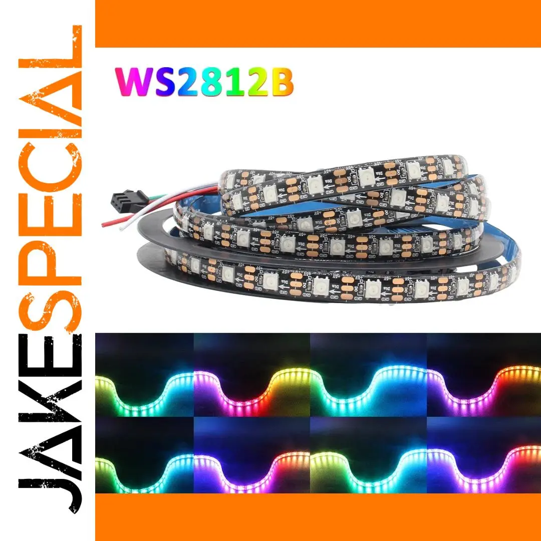 5M WS2812B RGB LED Strip Lights 30/60 LEDs 1 5M WS2812B RGB LED Strip Lights 30/60 LEDs