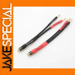 15cm Audio Extension Cable with RCA and Banana Plugs