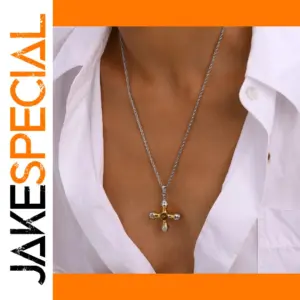 Stainless Steel Cross Jewelry Set