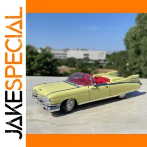 Vintage Cadillac 1:32 Diecast Model with Chrome Accents