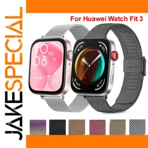 Stainless Steel Mesh Band for Huawei Watch Fit 3