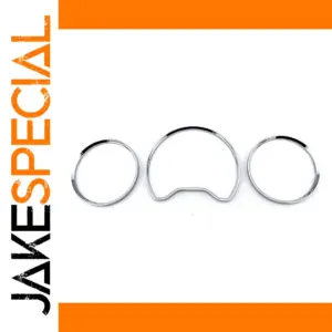 Mercedes-Benz W210 W202 W208 Chrome Dash Rings Set