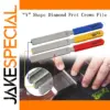 V Shape Diamond Fret Crown File Set for Guitars