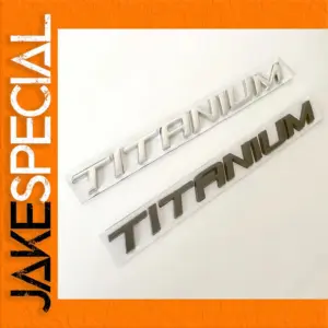 Ford Titanium Emblem Badge for Ford Models