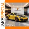 Vibrant Yellow Porsche 911 GT2 RS Model Car