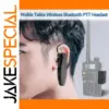 Wireless Bluetooth PTT Headset for Radios