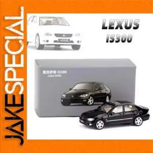 Black Lexus IS300 Diecast Model - 1/64 Scale