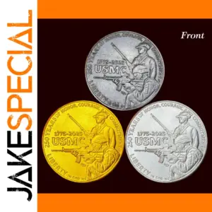 US Marine Corps 250th Anniversary Copper Medal