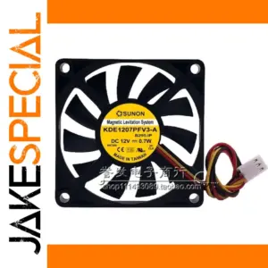 Compact 70x70x10mm 12V Cooling Fan