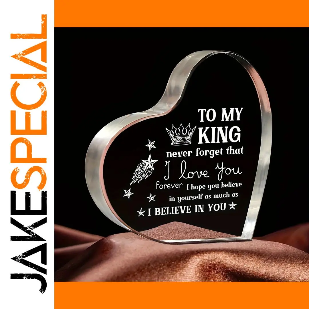 Romantic Acrylic Heart Gift for Lovers 1 Romantic Acrylic Heart Gift for Lovers