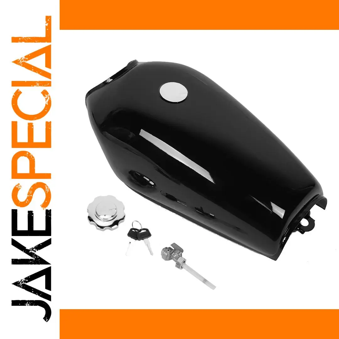 Black Retro Fuel Tank for Honda CG125 1 Black Retro Fuel Tank for Honda CG125