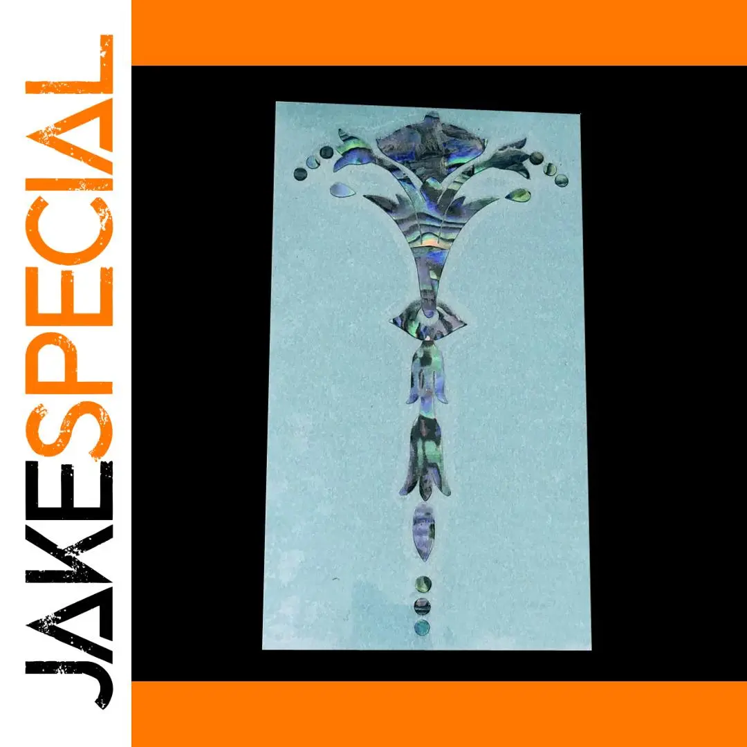 Holographic Guitar Decal with Iris Finish 1 Holographic Guitar Decal with Iris Finish