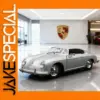 Silver Porsche 356A Speedster Model 1:24 Scale