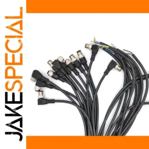 Waterproof M12 Sensor Connector Cable 2m