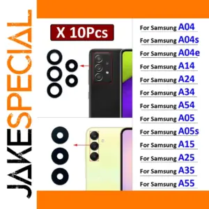 Samsung A04/A14 Rear Camera Lens Glass Set (10 Pieces)