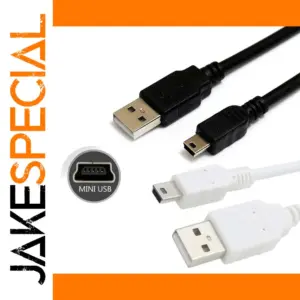 USB A Male to Mini USB 5Pin Data Cable 3ft