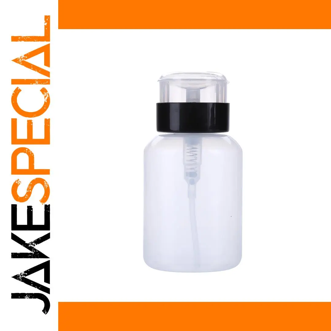 200ML Transparent Plastic Alcohol Dispenser Bottle 1 200ML Transparent Plastic Alcohol Dispenser Bottle