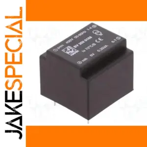 Red Power Transformer 0.35VA 400V to 6V