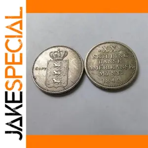 1845 Danish West Indies Coin Replica