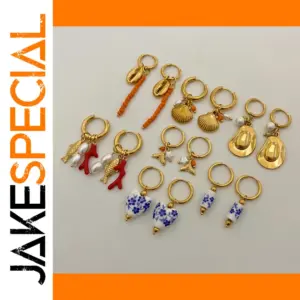 Colorful Stainless Steel Hoop Earrings