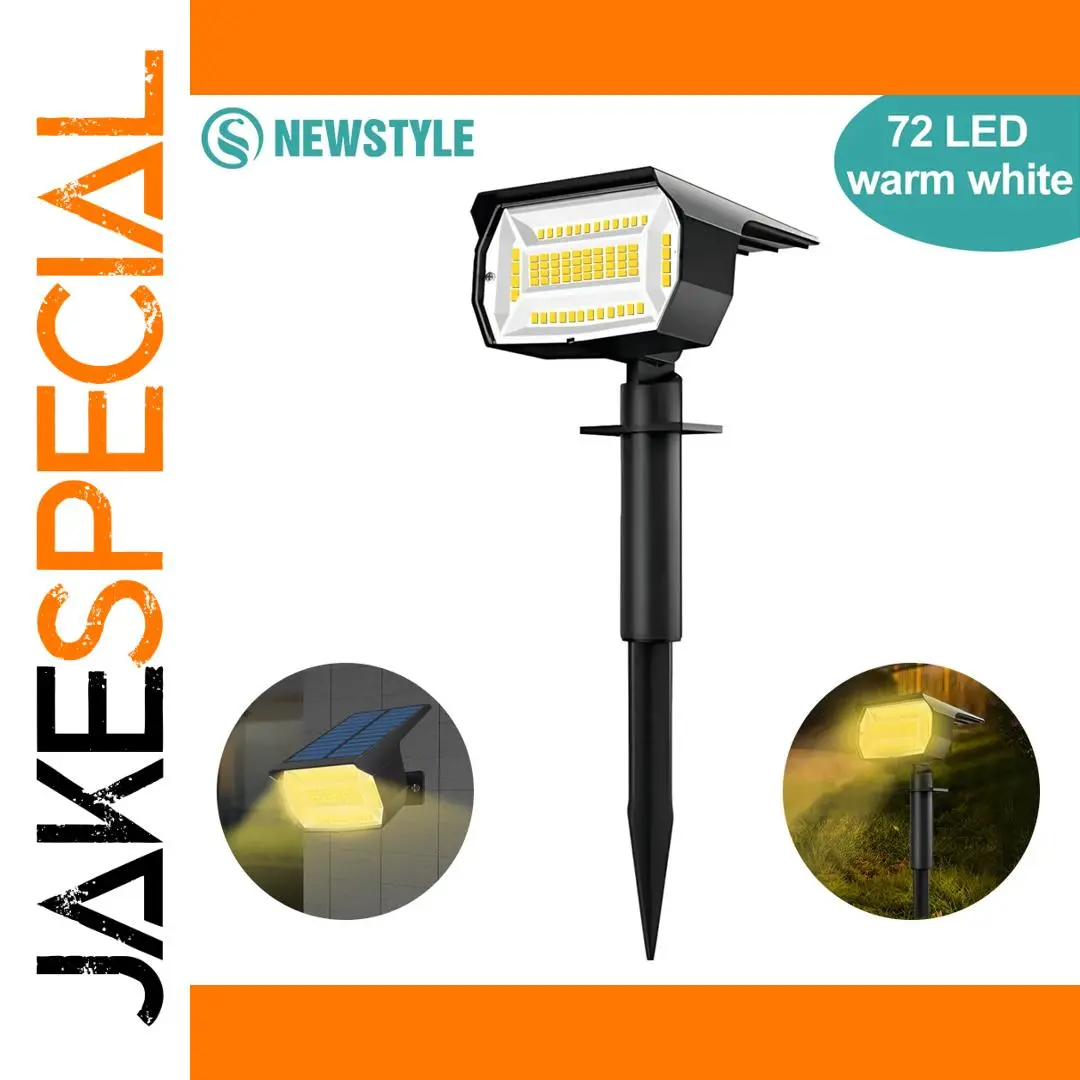 Solar Landscape Spotlight with High-Efficiency LEDs 1 Solar Landscape Spotlight with High-Efficiency LEDs