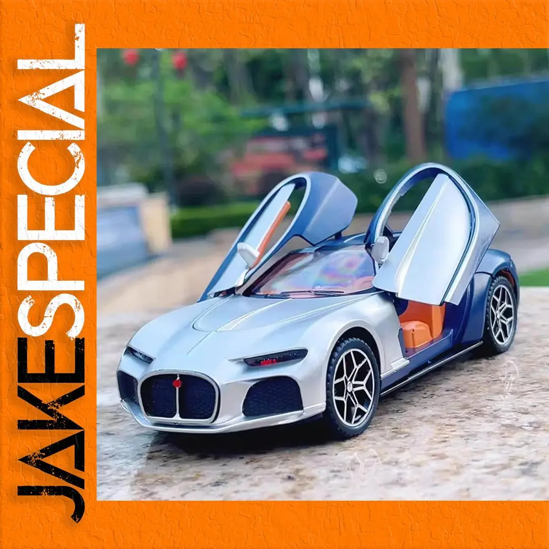 1:32 Scale Alloy Car Model with Lights 1 1:32 Scale Alloy Car Model with Lights