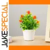 Artificial Bonsai Tree with Vibrant Flowers