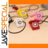 Miniature Vintage Rotary Phone for Dollhouses