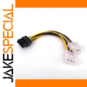 8-Pin to Dual 4-Pin PCIe Power Cable