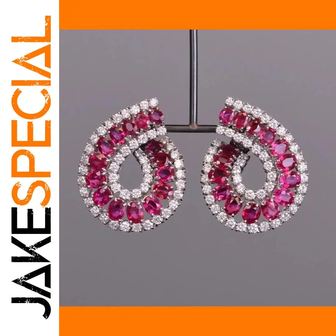 Elegant Silver Drop Earrings with Pink Cubic Zirconia 1 Elegant Silver Drop Earrings with Pink Cubic Zirconia
