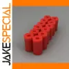 Vibrant Red Rubber Tubes for Guitar Pickups