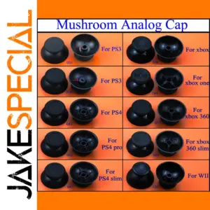 Black Analog Thumbstick for Multiple Controllers